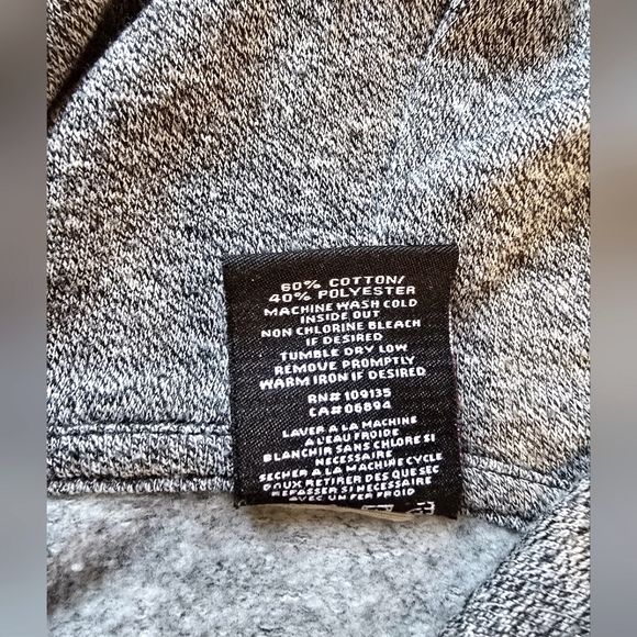 NBA Brooklyn Nets BKLYN Logo Black Gray Sweatshirt Hoodie *YOUTH* Sz 14-16 - Picture 5 of 7